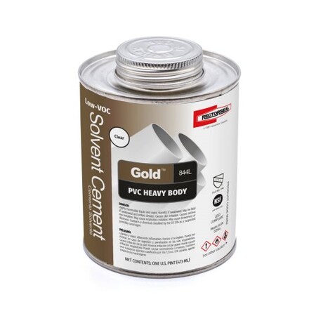 Rectorseal Corp. Gold 844 Heavy PVC Low Voc 1 pt. 55952